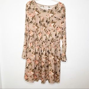 Xhilaration Pink Floral Dress